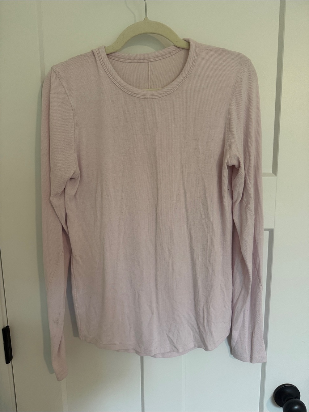 Lululemon Women’s Long-Sleeve Crew Neck Top - Light Pink